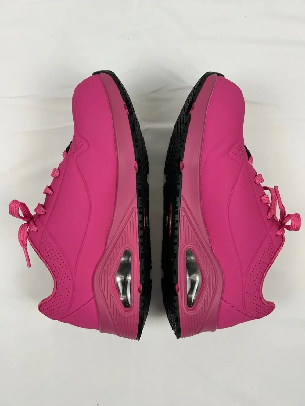 NEW Skechers Hard Composite Toe Slip Resistant Work Safety Shoes Women’s 7 Pink
